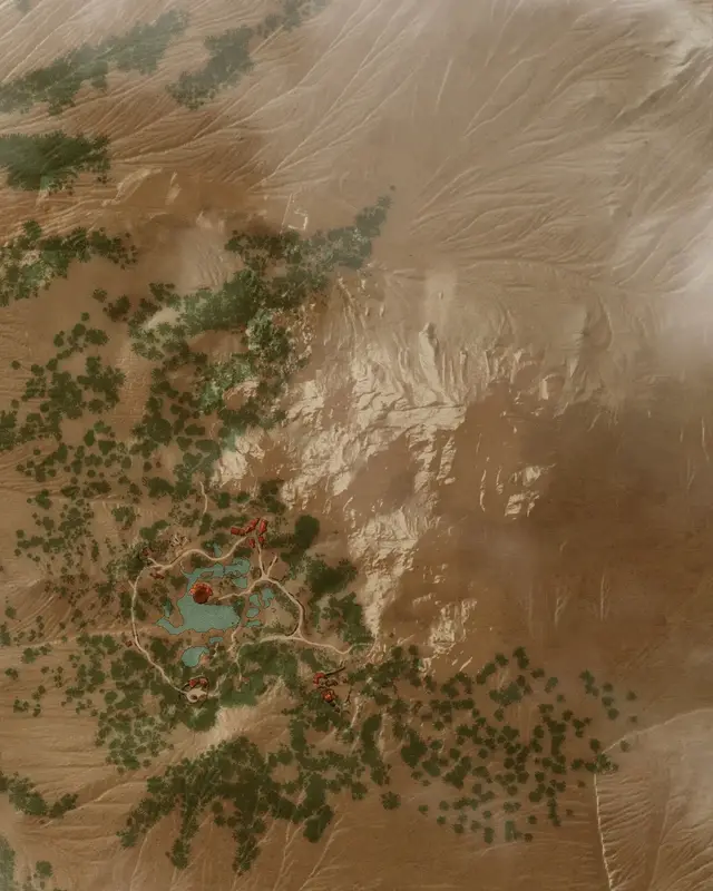 Land of a Thousand Fables map from The Witcher 3